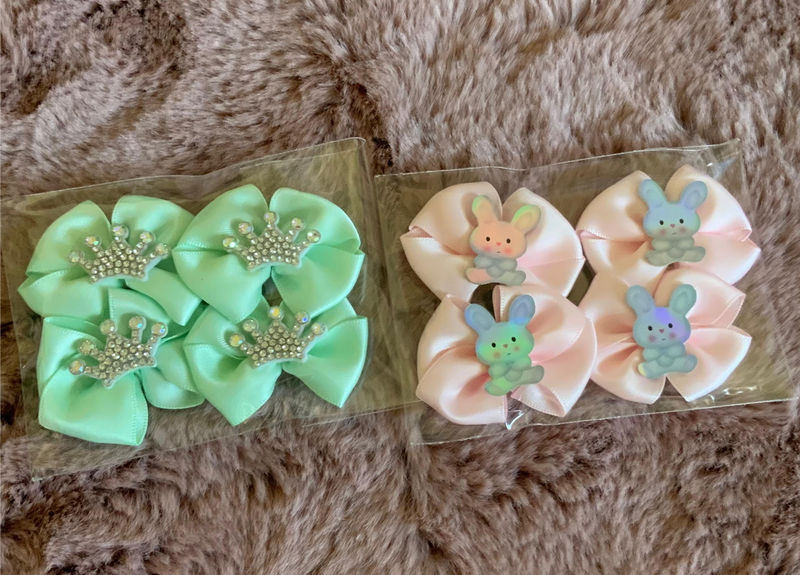 Hair Bows - Package of 4 bows.